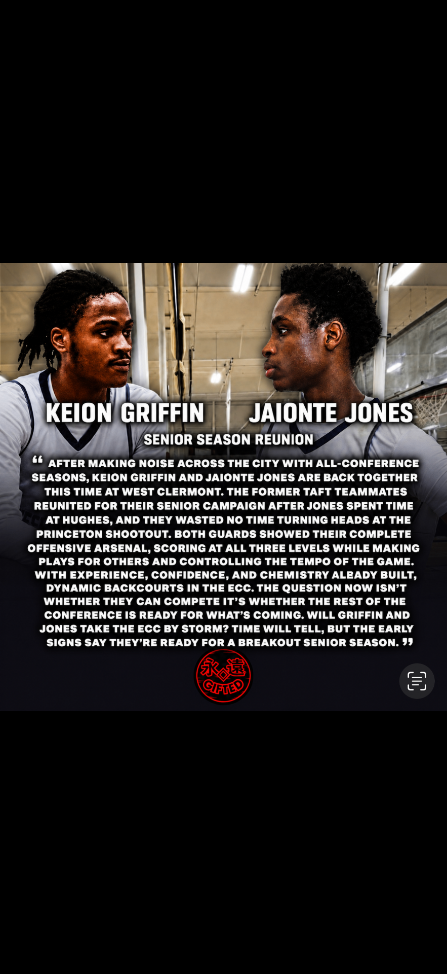Keion Griffin & Jaionte Jones — Senior Season Reunion